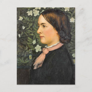 Cartão Postal Cartão-postal Vintage da Lady Portrait
