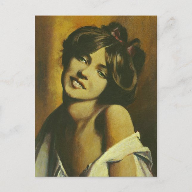 Cartão Postal Cartão-postal Vintage Fashion (Frente)