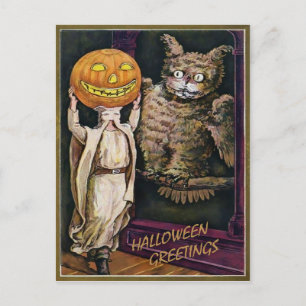 Cartão Postal Cartão-postal Vintage Halloween