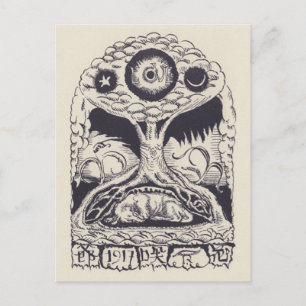 Cartão Postal Cartão-postal Vintage Illustration