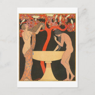 Cartão Postal Cartão-postal Vintage Illustration