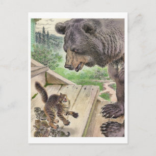 Cartão Postal Cartão-postal Vintage Illustration