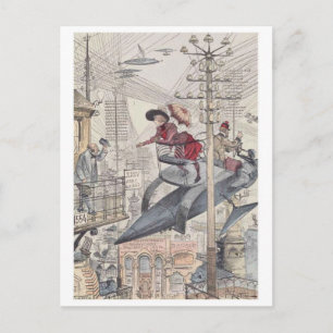 Cartão Postal Cartão-postal Vintage Illustration