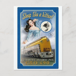 Cartão Postal Cartão-postal Vintage Illustration