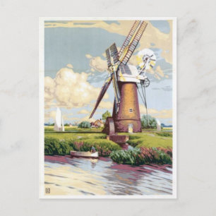 Cartão Postal Cartão-postal Vintage Illustration