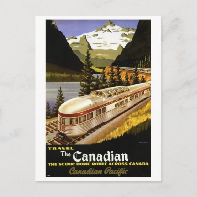 Cartão Postal Cartão-postal Vintage Illustration (Frente)