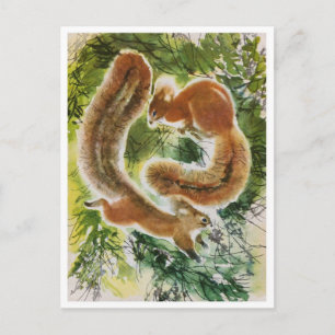 Cartão Postal Cartão-postal Vintage Illustration