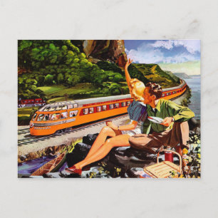 Cartão Postal Cartão-postal Vintage Illustration