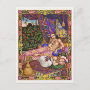 Cartão Postal Cartão-postal Vintage Illustration