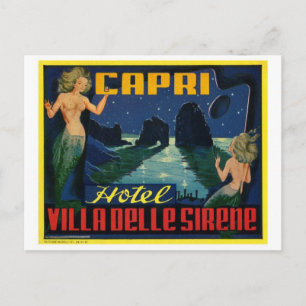 Cartão Postal Cartão-postal Vintage Illustration
