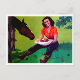 Cartão Postal Cartão-postal Vintage Illustration