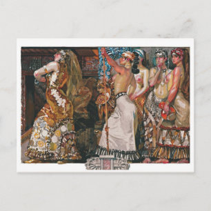 Cartão Postal Cartão-postal Vintage Illustration