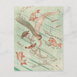 Cartão Postal Cartão-postal Vintage Illustration