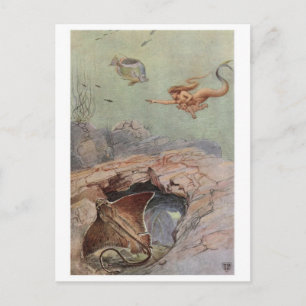 Cartão Postal Cartão-postal Vintage Illustration