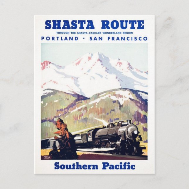 Cartão Postal Cartão-postal Vintage Illustration (Frente)