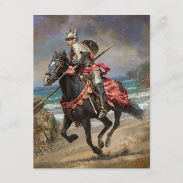 Cartão Postal Cartão-postal Vintage Illustration (Frente)