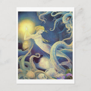 Cartão Postal Cartão-postal Vintage Illustration