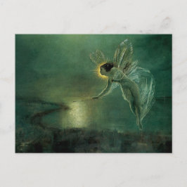 Cartão Postal Cartão-postal Vintage Light Fairy