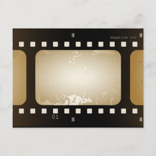 Cartão Postal Cartão-postal Vintage Movie Photo Film Strip