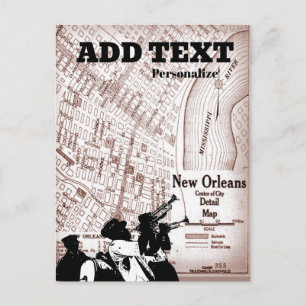 Cartão Postal Cartão-postal Vintage New Orleans