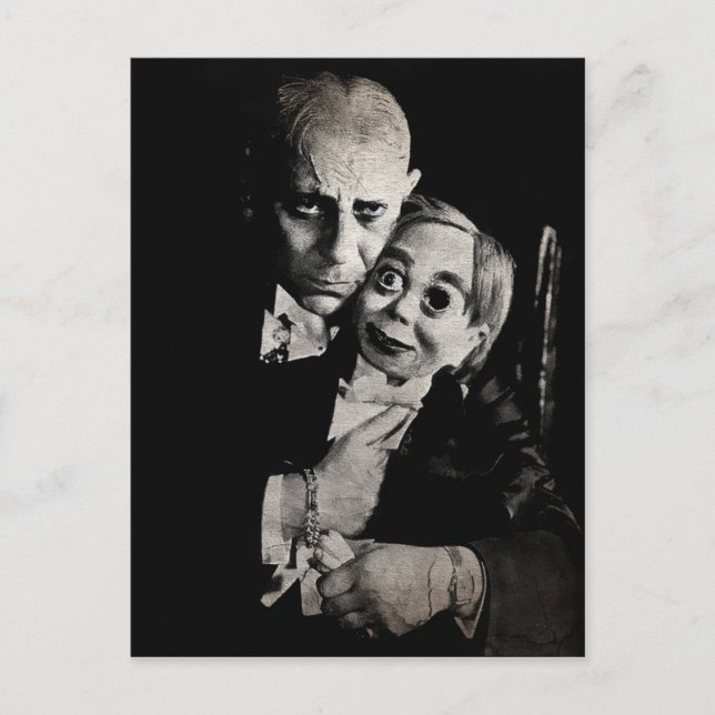 Cartão Postal Cartão-postal Vintage Scary Dummy (Frente)