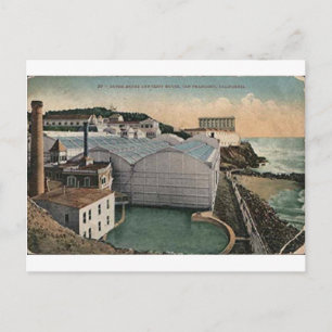 Cartão Postal Cartão-postal Vintage Sutro Baths Cliff House