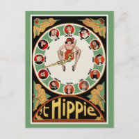 Cartão-postal Vintage: 't Hippie de C. Verschuuren