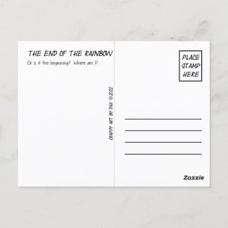 Cartão Postal Cartão-postal, Violeta, Roxo, Fim do Arco-Íris