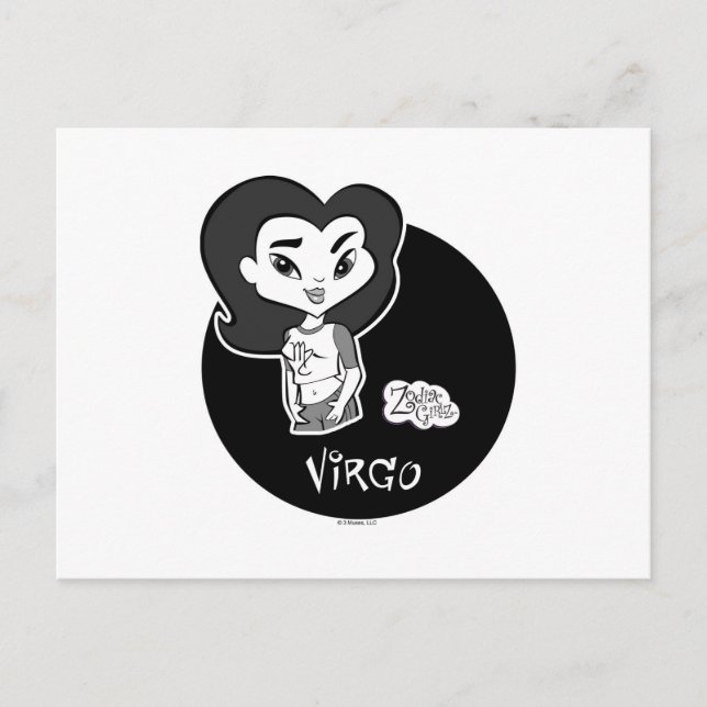 Cartão Postal Cartão-postal Virgo (Frente)