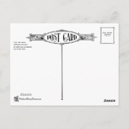 Cartão Postal Cartão-postal vitoriano clássico - personalizável