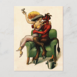 Cartão Postal Cartão-postal vitoriano e feminino