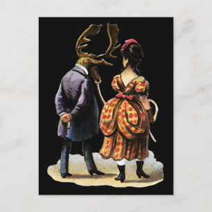 Cartão Postal Cartão-postal vitoriano Odd Vintage