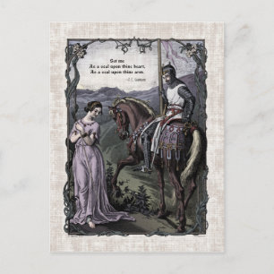 Cartão Postal Cartão-postal vitoriano Swinburne "An Old Say"