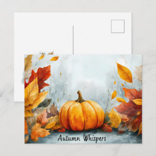 Cartão Postal Cartão-postal 'Whispers de outono'