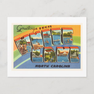 Cartão Postal Cartão-postal White Lake North Carolina NC Old Vi