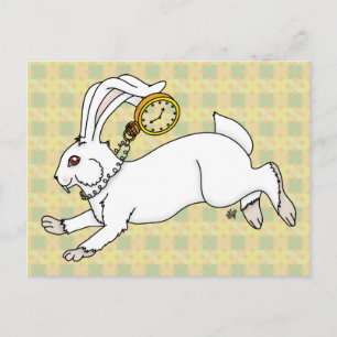 Cartão Postal Cartão-postal White Rabbit