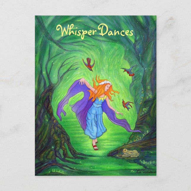 Cartão Postal Cartão-postal Whper Dances de Mike Winterbauer (Frente)