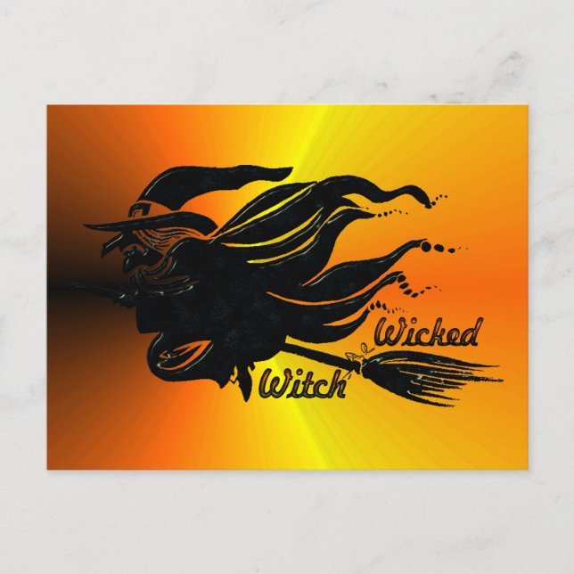 Cartão Postal Cartão-postal Wicked Witch (Frente)