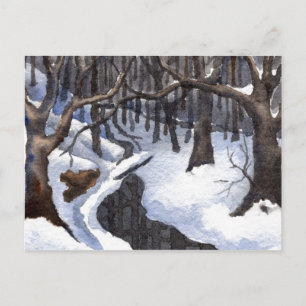 Cartão Postal Cartão-postal "Winter Streams #1"