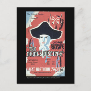 Cartão Postal Cartão-postal-WPA Chicago-Discípulo do Diabo