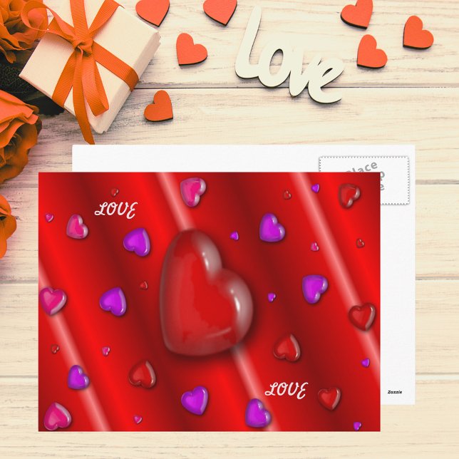 Cartão Postal Cartão-postal Yummy Hearts (Yummy Hearts Postcard)