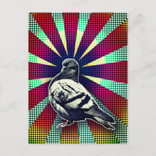 Cartão Postal Cartão-postal zangado Pigeon