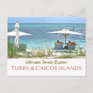 Cartão Postal cartão, TURCOS & CAICOS:  STRESS-BUSTER FINAL