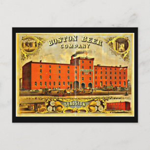 Cartão Postal Cartão-Vintage Boston Artwork-37