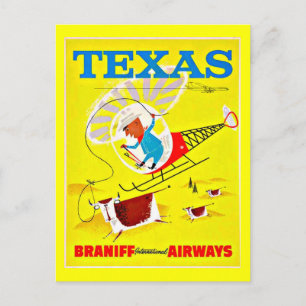 Cartão Postal Cartão-Vintage Dallas Artwork-17