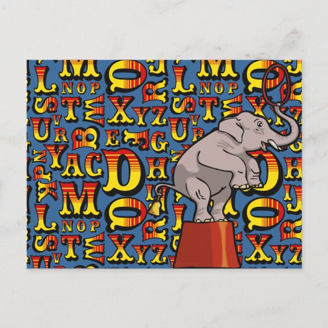 Cartão Postal Cartas Do Circo, (Frente)