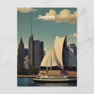 Cartão Postal cartaz antigo de Sydney