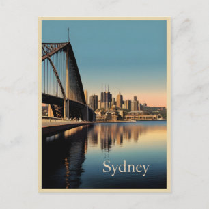 Cartão Postal cartaz antigo de Sydney