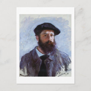 Cartão Postal Cartaz autoretrato Claude Monet