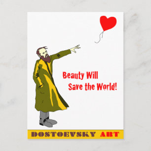 Cartão Postal Cartaz "Banksy" da Arte de Dostoevsky